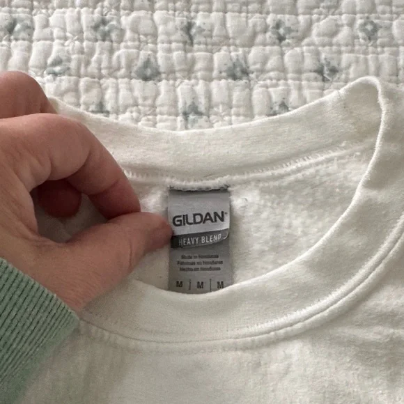 Gildan White Friends Graphic Sweatshirt - Picture 2 of 3